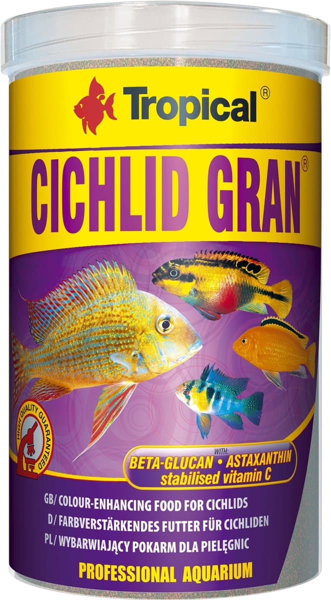 Tropical - Vissenvoer Cichlid Gran granulaat 550G/1000ML