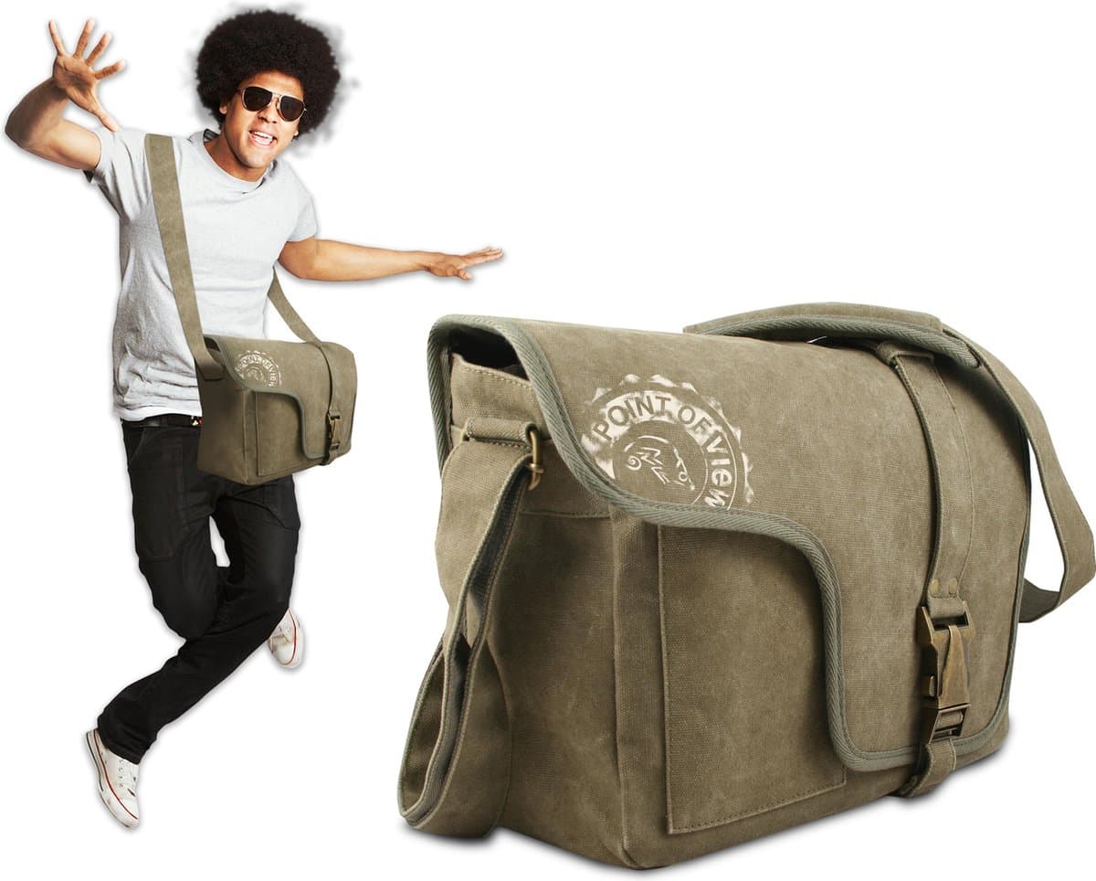 Point of View   - Notebook tas - Canvas Diesel like - Model JACK