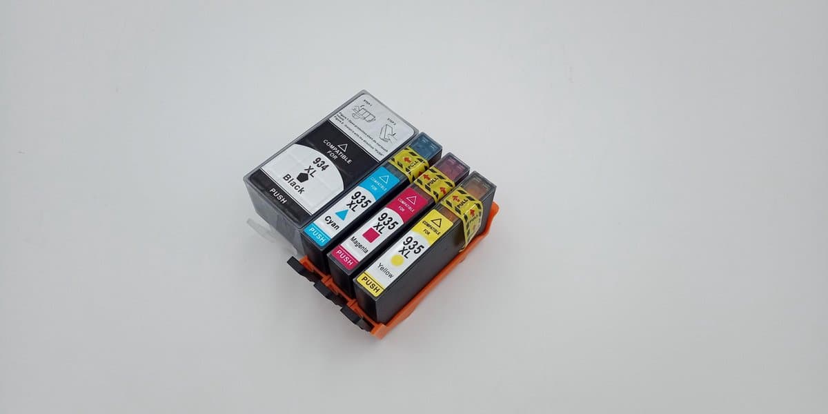 KATRIZ® huismerk inkt voor HP 1x HP934XLBK(25,5ml) + 1X HP935XLCyan(9,5ml) + 1X HP935XLMagenta(9,5ml) + 1X HP935XLYellow(9,5ml) (4stuks)