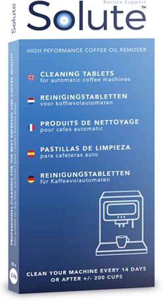 Solute reinigingstabletten 10x 2,0g Ø15mm