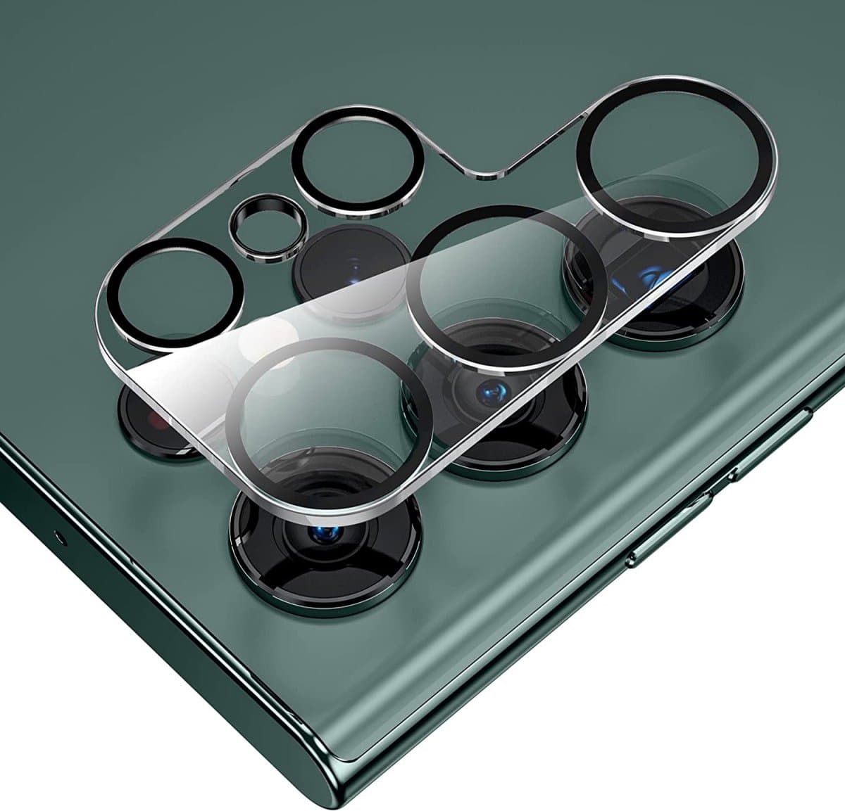 Camera lens protector - Beschermglas - Screenprotector - Geschikt Samsung Galaxy S23 Ultra - Transparant