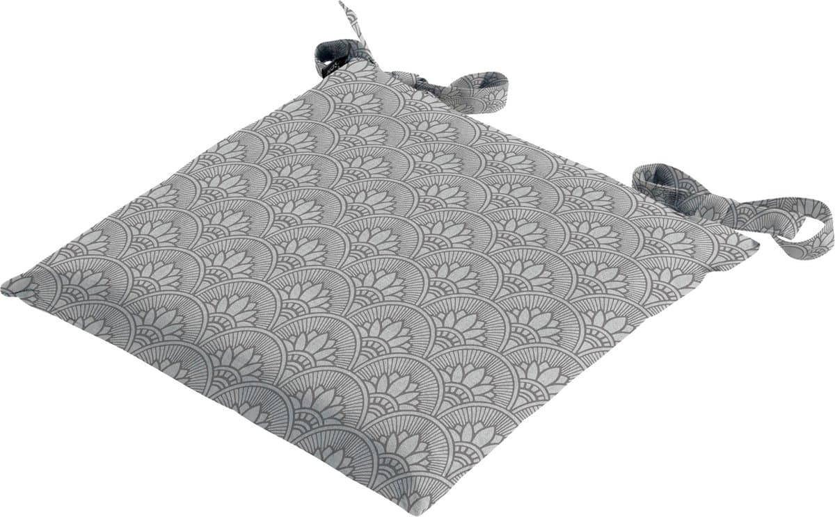 Madison Toscane Zitkussen - Botanic Grey - 46x46 - Grijs