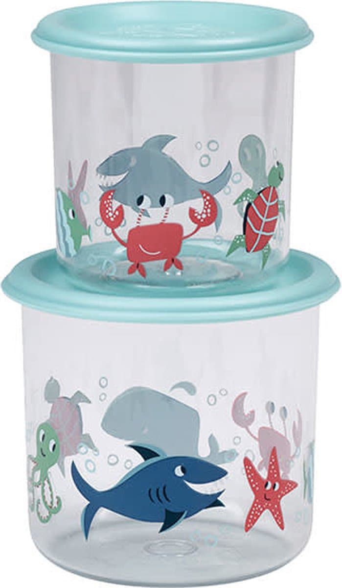 Snackdoosjes Ocean Large Sugar Booger set van 2