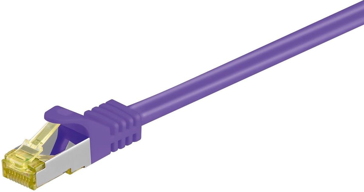 S/FTP CAT7 10 Gigabit netwerkkabel / paars - LSZH - 25 meter