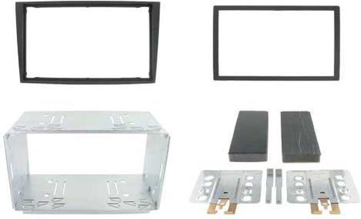 2-DIN FRAME OPEL AGILA 04>BLACK-