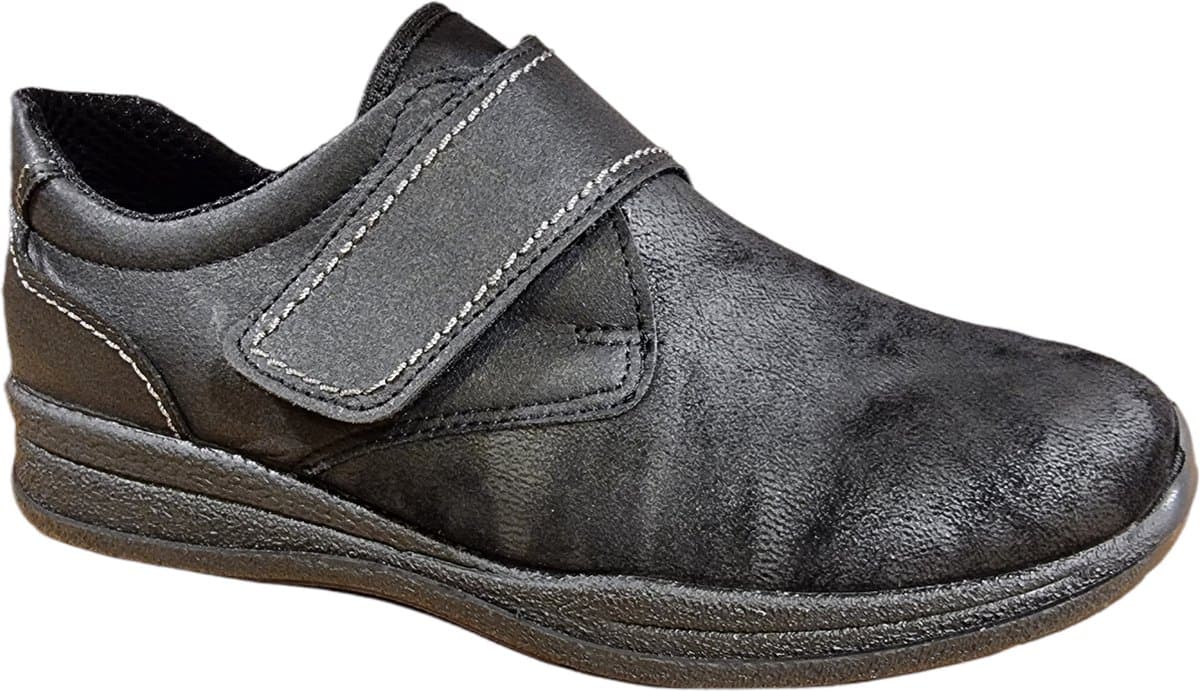 Fischer dames klittebandschoen donkerblauw maat 41