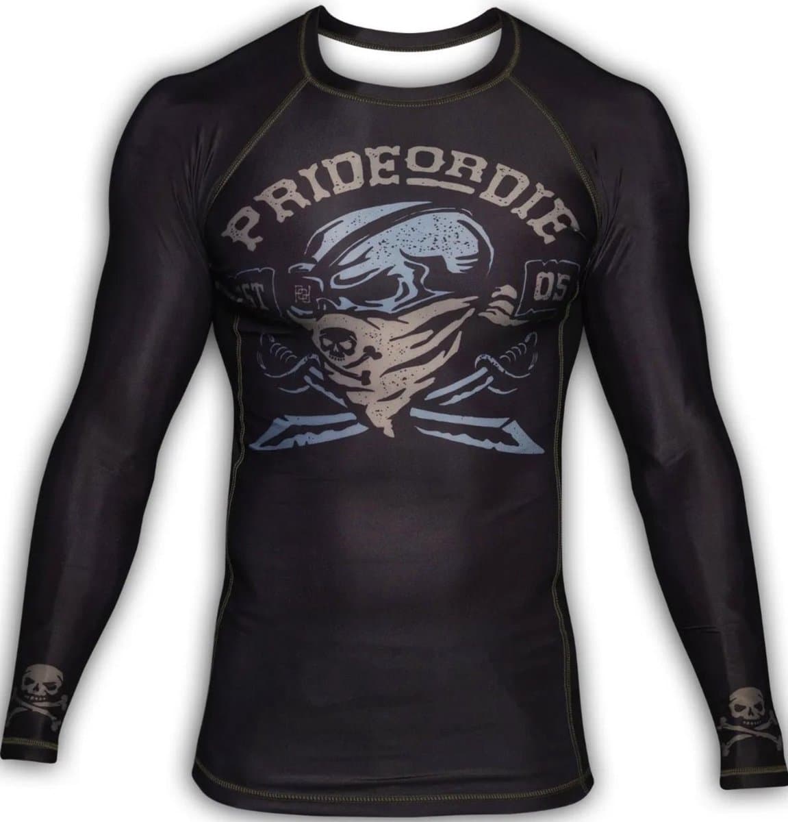 PRiDE of DiE Pirate Rash Guard - L