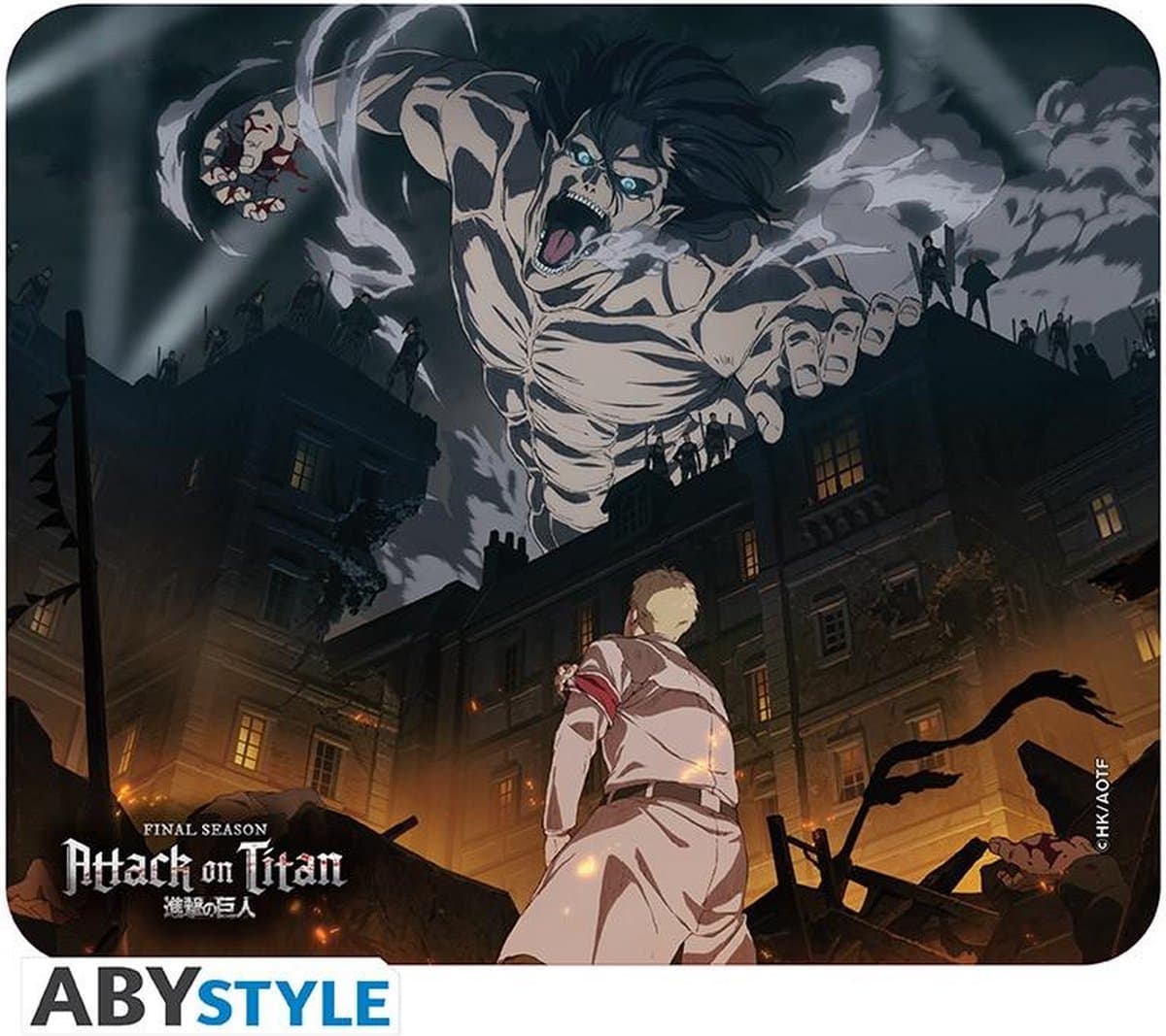 ATTACK ON TITAN - Season 4 Key Art - Mouse Pad 23.5X19.5cm