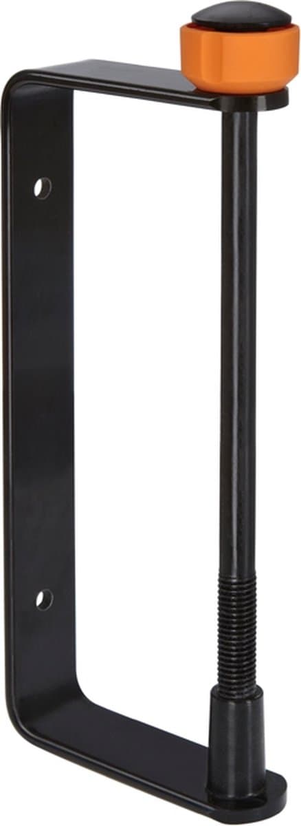 Fiskars Wandbevestiging voor slanghaspel S, eenvoudige wandmontage, hoogwaardige afwerking, zwart/oranje, 1020448, Muurbevestiging S