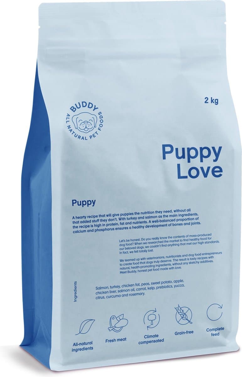 2 kg Buddy puppy love hondenvoer
