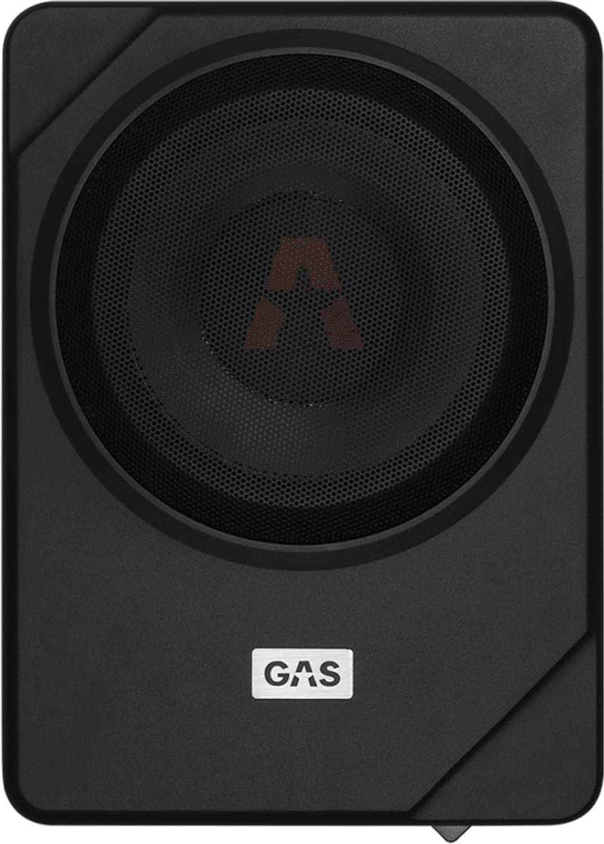 Gas Audio Power Gas Max Level 1 Amplified Underseat Subwoofer 8 voor Auto Geluidssystemen en Hoogwaardige Geluidskwaliteit