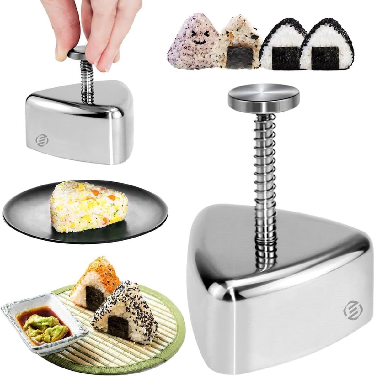 Onigiri Vorm - Onigiri Vormen - Onigiri Vormpjes - Onigiri Mallen - Sushi - Onigiri Maker - Sushi Maker - Onigiri Mal - Rijstbal