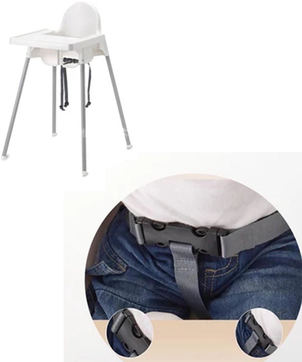 LuukyBB - Tuigje - Kinderstoel - 3 Punts Harnass - Verstelbaar Baby Gordel Harness - Buggy Kinderwagen Antilop Wipstoel Gordel - Universeel Veiligheidsgordel Riempjes Veiligheidstuigje Kind