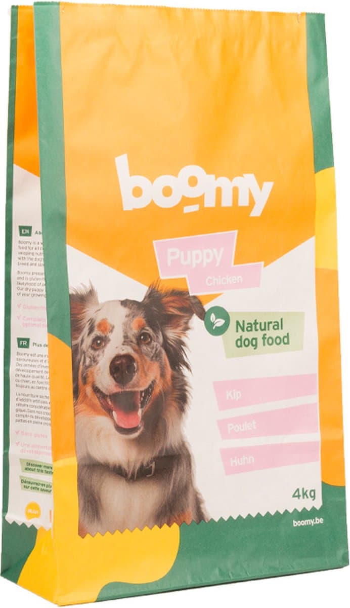 Boomy Food - Koudgeperste hondenbrokken - Puppy/junior - Kip - 4kg