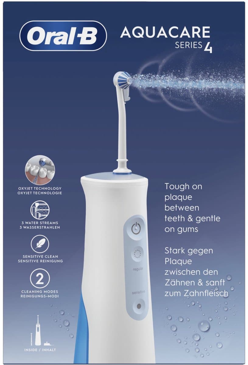 ORAL-B AquaCare 4 - Mondirrigator - Draagbaar 3 Modi Waterflosser Aquacare 4 Pro