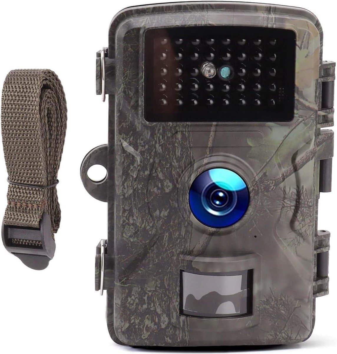 Trailcamera 1080P 16MP Kleurenscherm Bewegingsdetectie Nachtzicht Waterdicht voor Observatie van Dieren in Het Wild