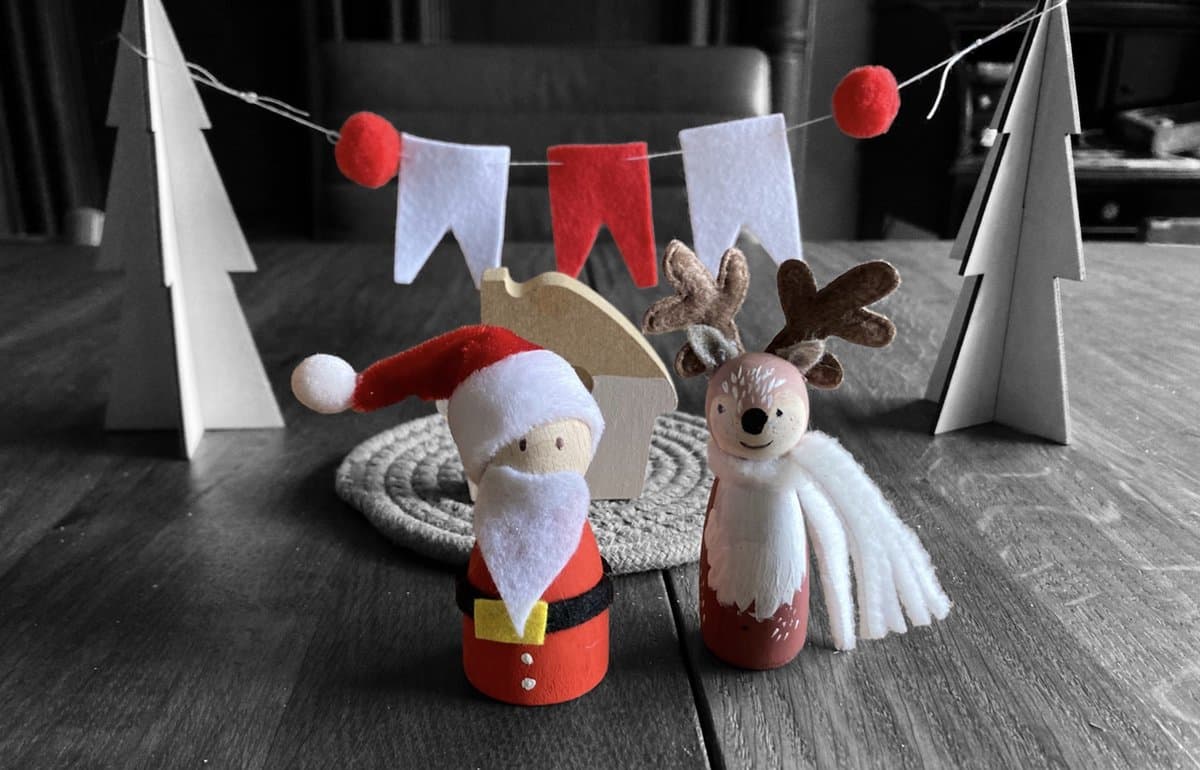 Christmas set I Kerstman en Rendier set