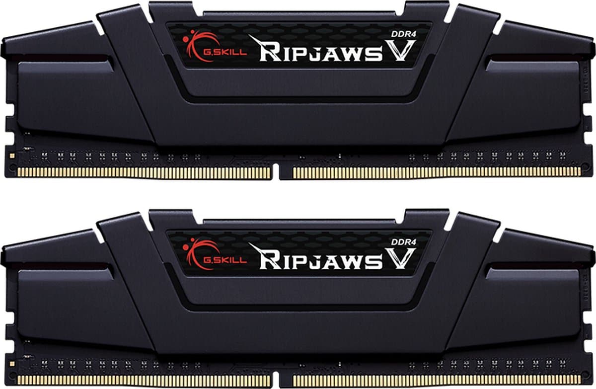 G.Skill Ripjaws V F4-3600C16D-16GVKC - Geheugen - 16 GB: 2 x 8 GB - DDR4 - 288-pin - 3600 MHz - CL16 - 1.35 V - NonECC