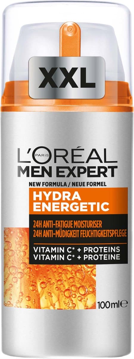 L’Oréal Paris Men Expert Hydra Energetic hydraterende dagcrème - Dagcreme Man - Daycream Men - geeft de huid een energieboost & bestrijdt tekenen van vermoeidheid - 100 ml