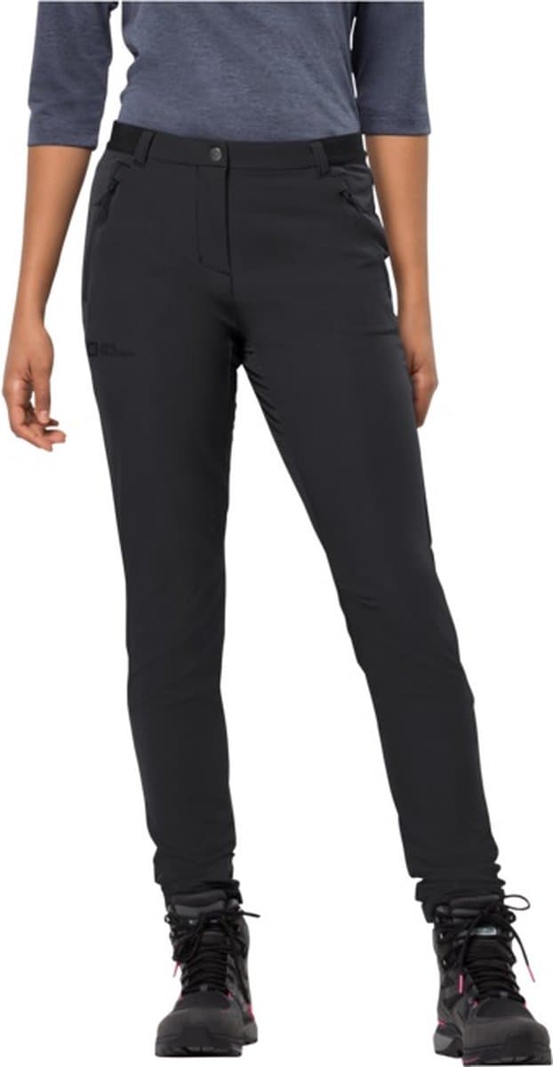 Jack Wolfskin Geigelstein Slim Pants Women - Outdoorbroek - Dames - Zwart - Maat 44