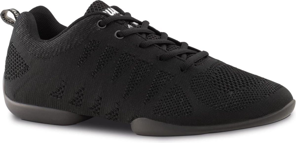 Zwarte Danssneakers met Splitzool Anna Kern Suny 4020-bold - Heren - Salsa, Latin, Stijldansen - Maat 42,5