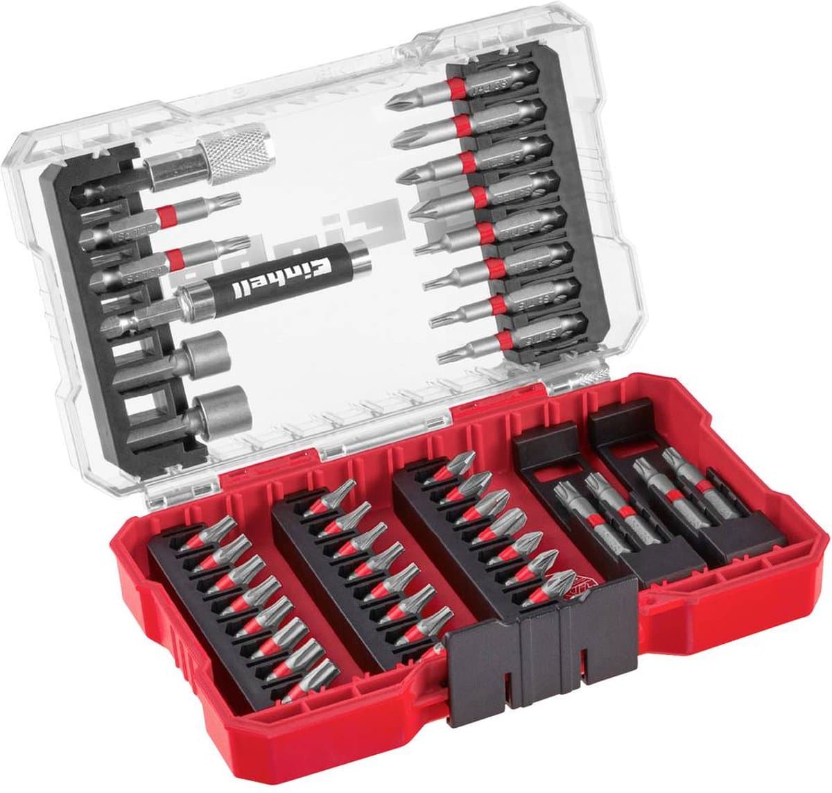Einhell 42 delige M-CASE bitset - S2 staal, snelwisselhouder
