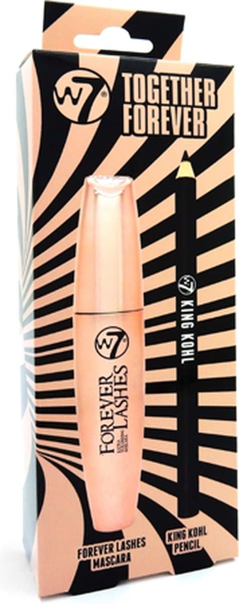 W7 together forever lashes mascara en oogpotlood kohl pencil giftset