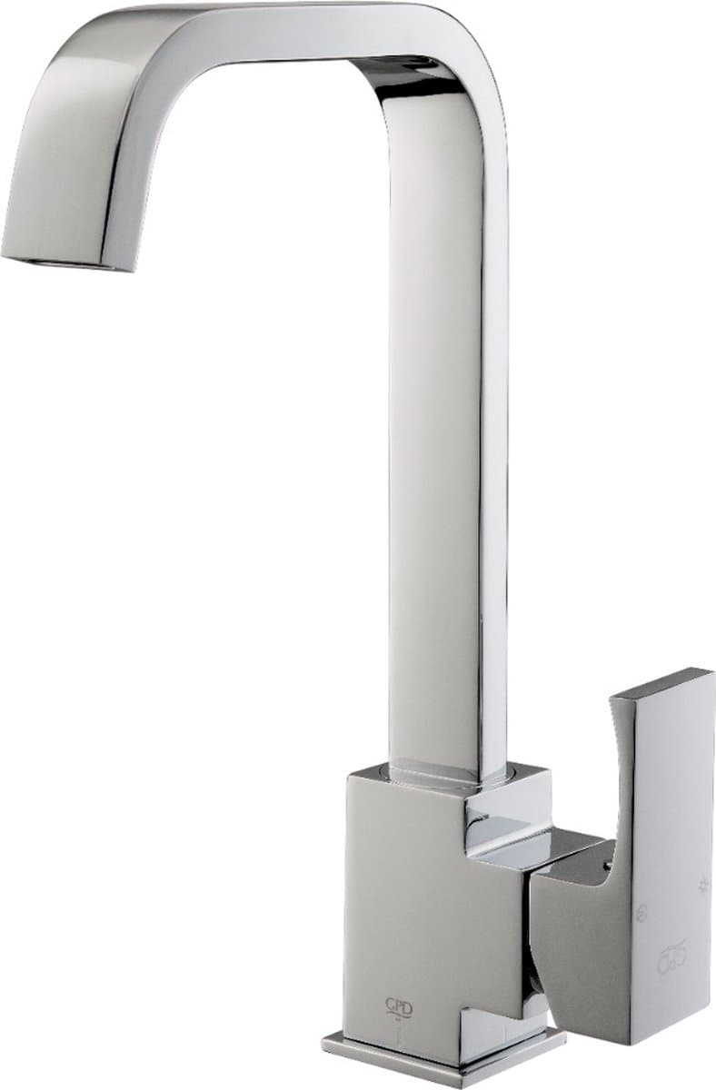 GPD KeukenmengkraanMTE105, Keukenkraan, Vierkant RVS, Modern, Past alle keuken gaten, opbouw, Tap water,