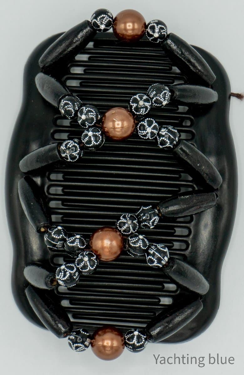Haarkammen - dubbel - met kralen - haarclip - dubbele kam - kralen - haarclips dames - parel - kado vrouw -