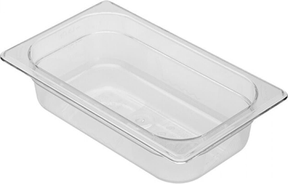 Rubbermaid 111P Rechthoekig Pan 2,4 l Transparant 6 stuk(s)