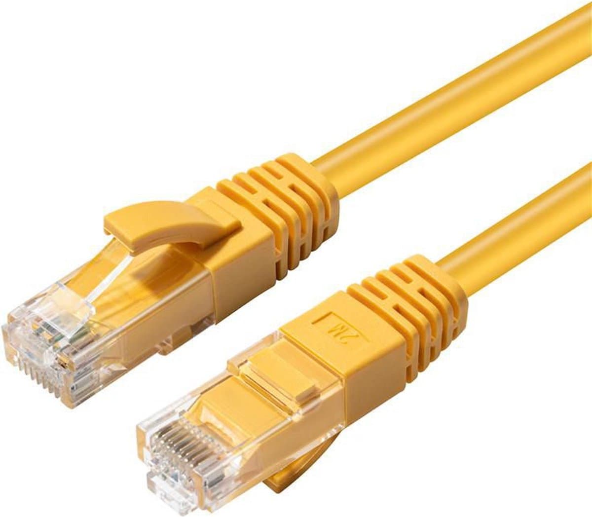 Microconnect MC-UTP6A0025Y netwerkkabel Geel 0,25 m Cat6a U/UTP (UTP)