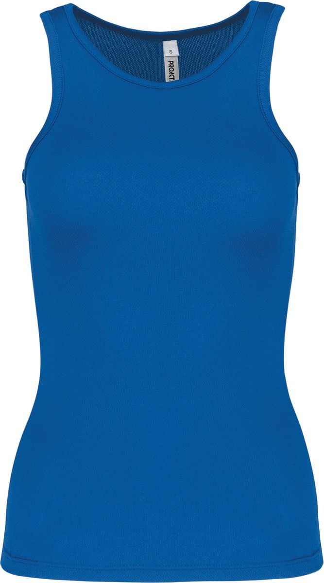 Damessporttop overhemd 'Proact' Royal Blue - L