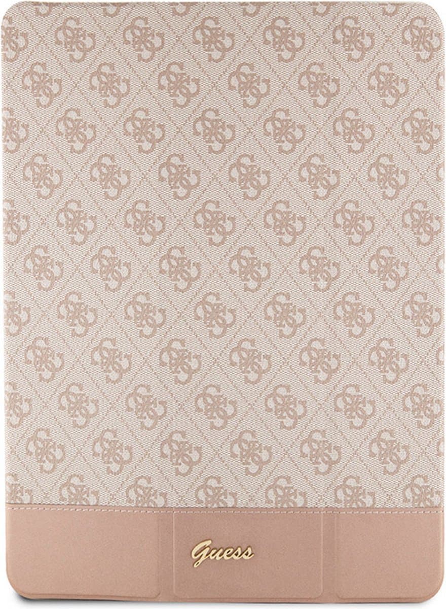 Guess 4G Stripe Allover - Apple iPad Air 5 10.9" (2022) - Roze