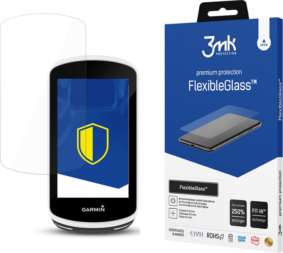 Garmin Edge 1030 - 3mk FlexibleGlass