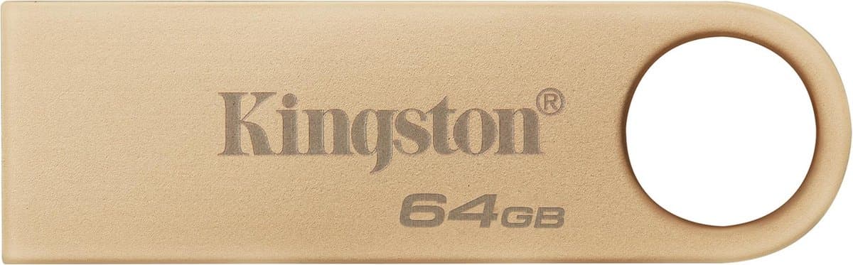 Kingston Technology DataTraveler 64 GB 220 MB/s metalen USB 3.2 Gen 1 SE9 G3