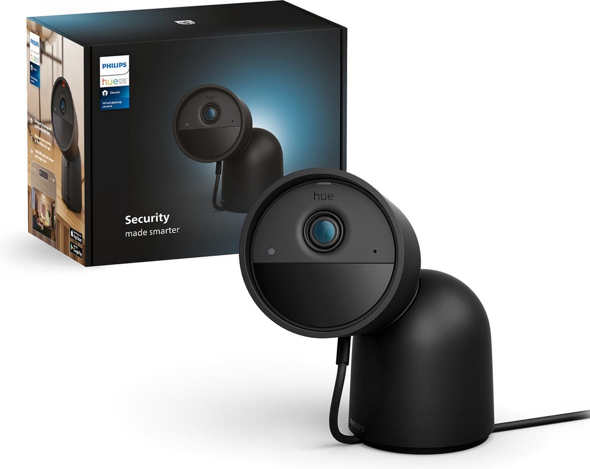 Hue Secure desktop beveiligingscamera Zwart