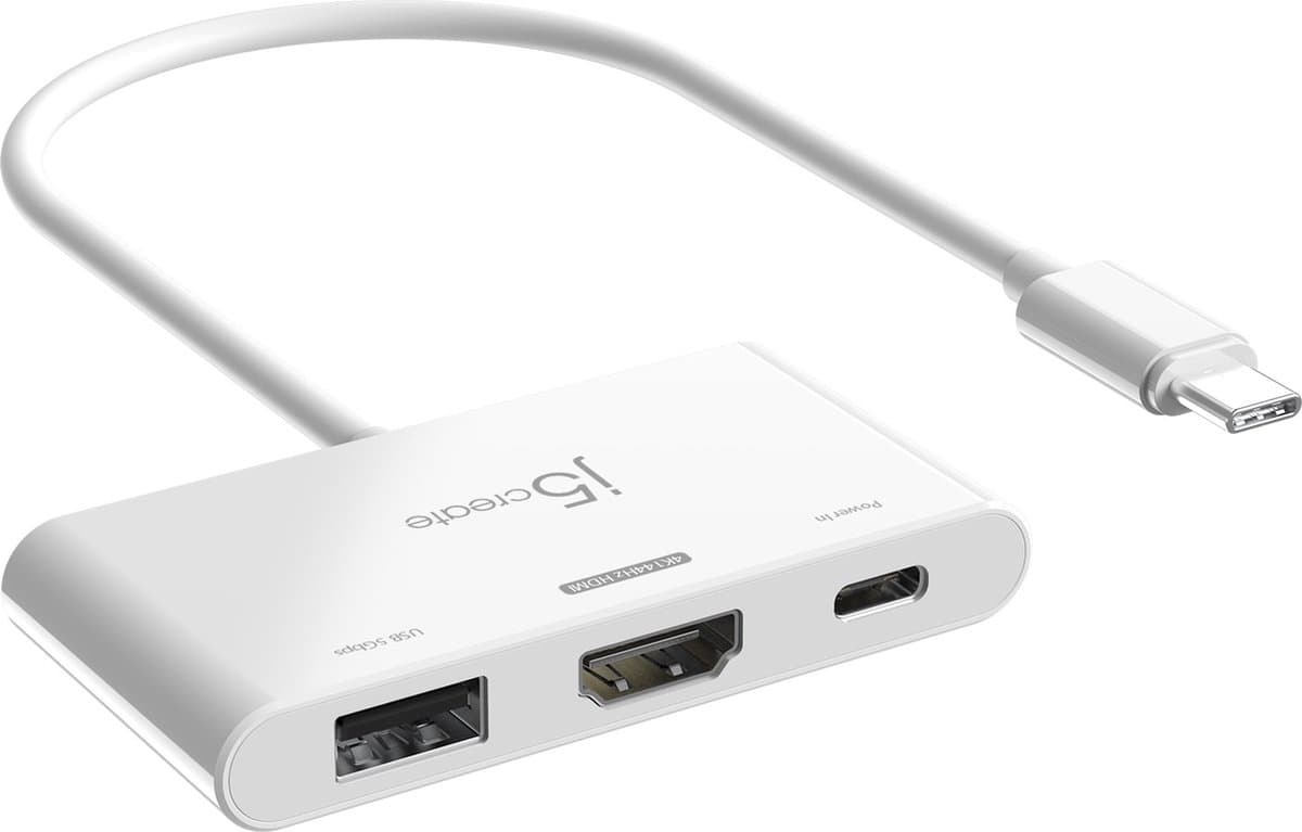 j5create JCA399-N USB-C naar HDMI 4K144Hz & USB 3.2 met Power Delivery 100W