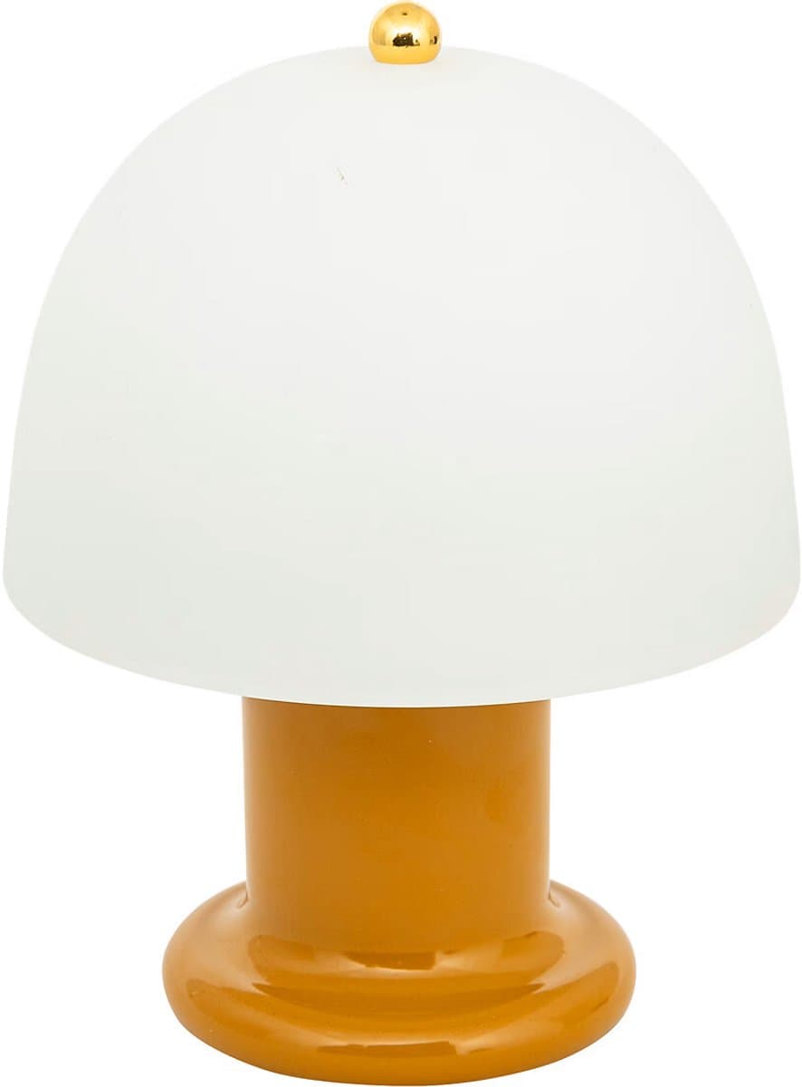 Atmosphera LED Tafellamp - Geel, H21 cm