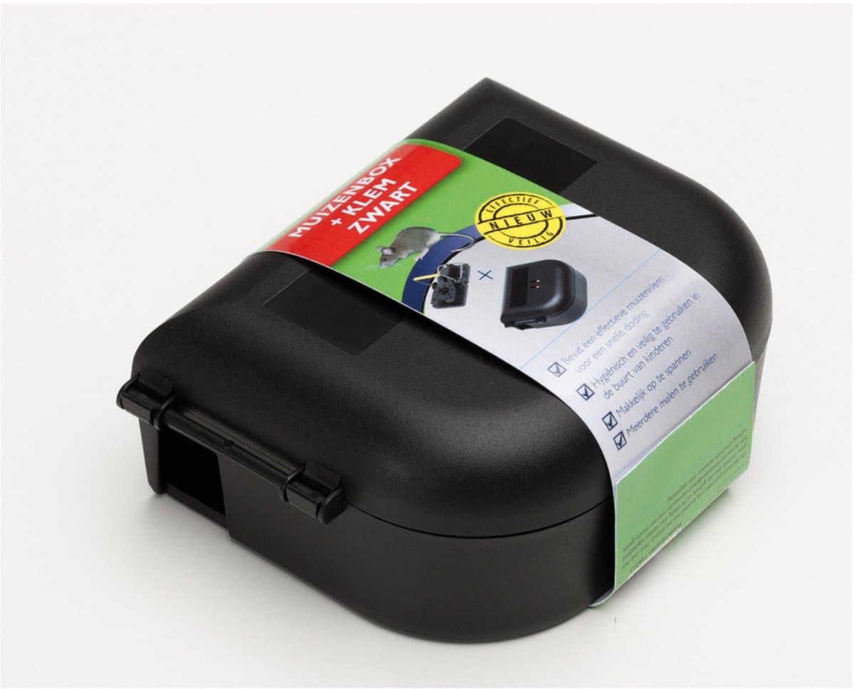 Luxan Muizenbox Met Klem - Ongediertebestrijding -