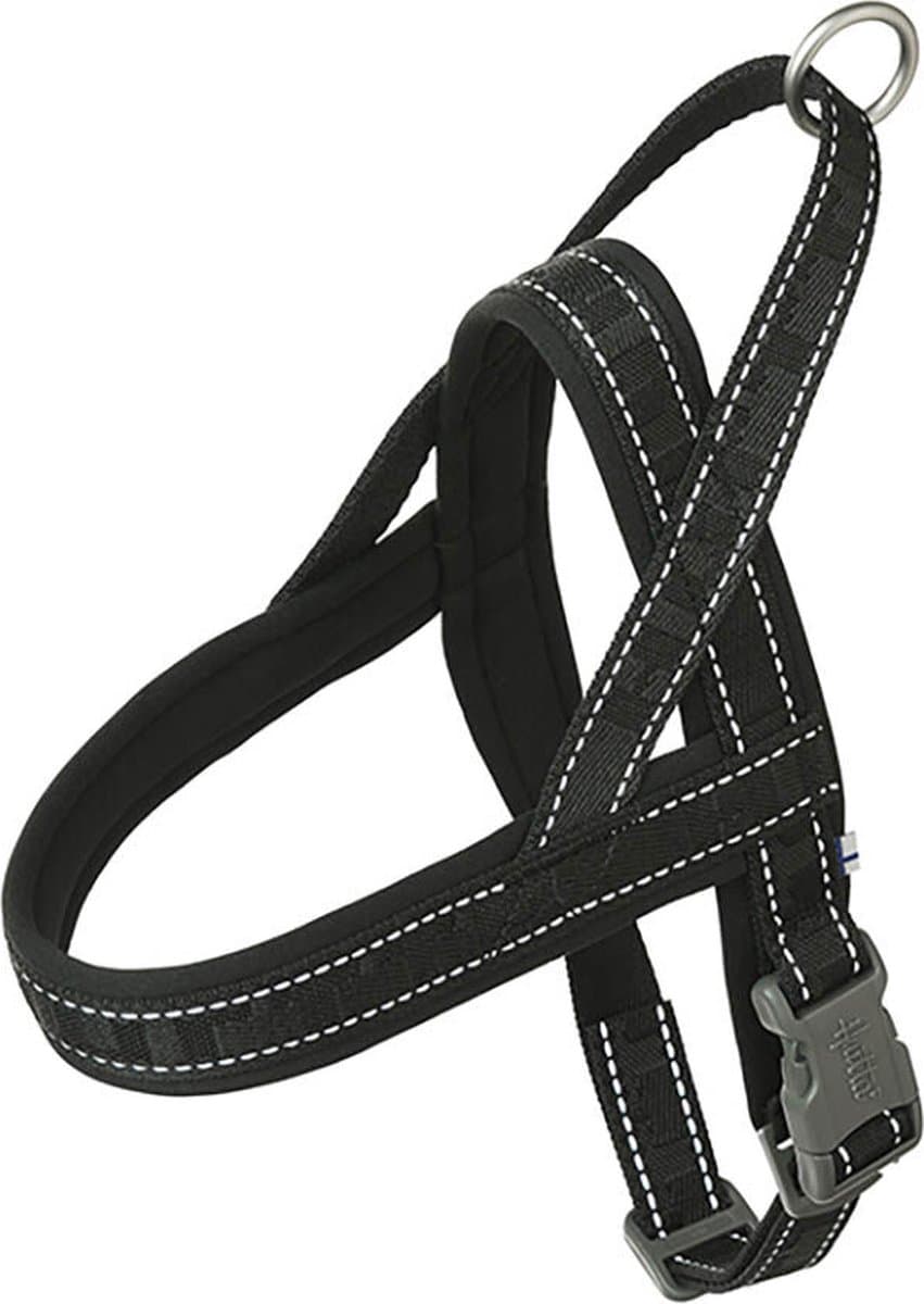 Hurtta Casual Eco Hondenharnas Zwart 50-60 cm