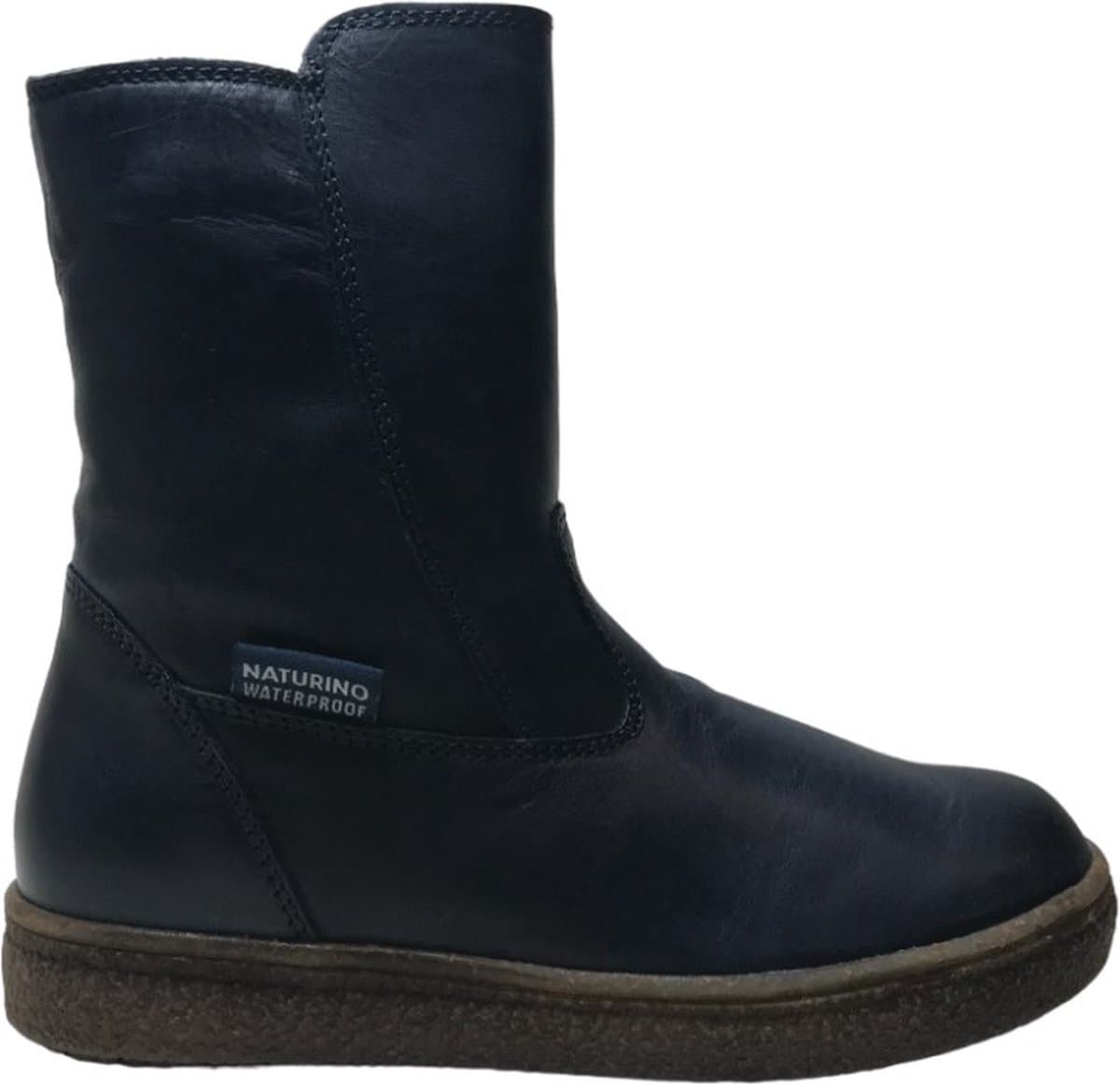 Naturino - Tunderie - Mt 35 - zipper lederen warme laarzen - navy
