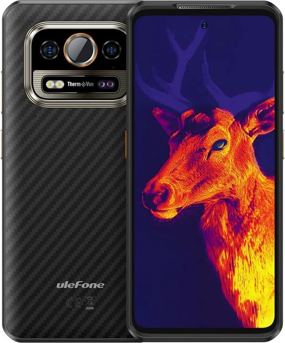 Ulefone Armor 25T 17,2 cm (6.78") Hybride Dual SIM Android 14 4G USB Type-C 6 GB 256 GB 6500 mAh Zwart