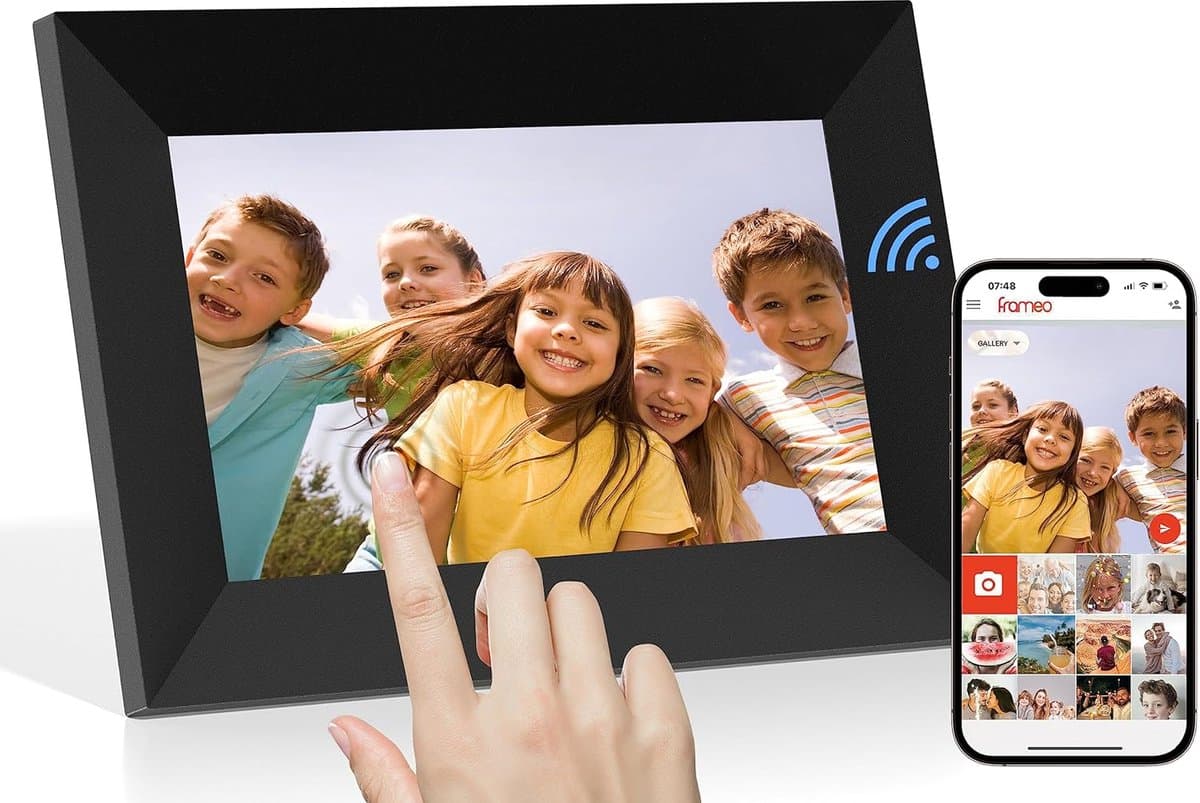 Solacis Digitale fotolijst - Digitale fotolijsten - Digitale fotokader - Digitale fotolijst met wifi - Must have voor in huis!