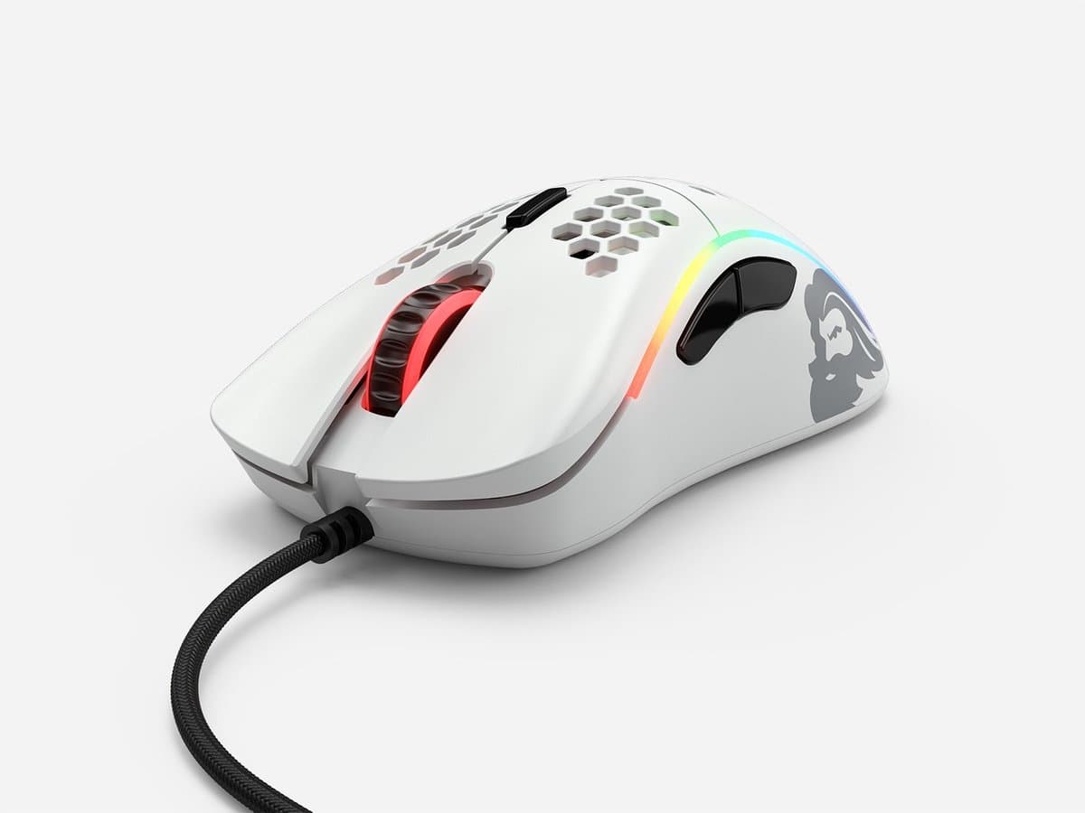 Glorious PC Gaming Race Model D - Muis 12000 dpi - 6 knoppen - mat wit