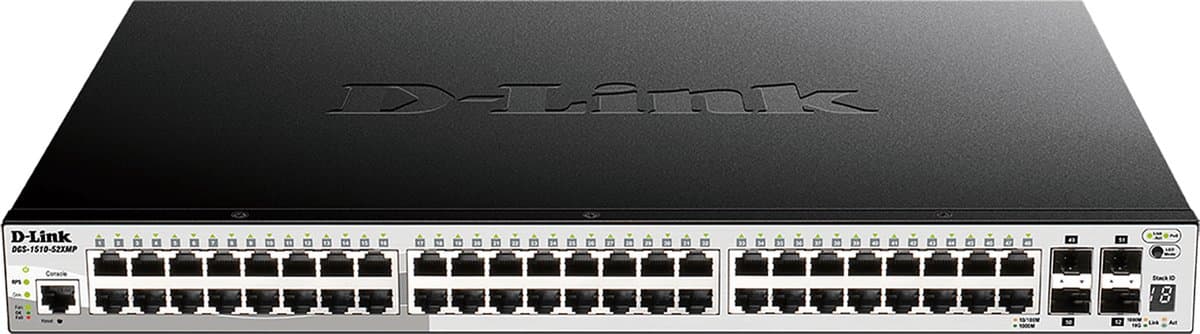 D-Link DGS-1510-20/E - Netwerkswitch - Managed - 20 Poorten - Grijs