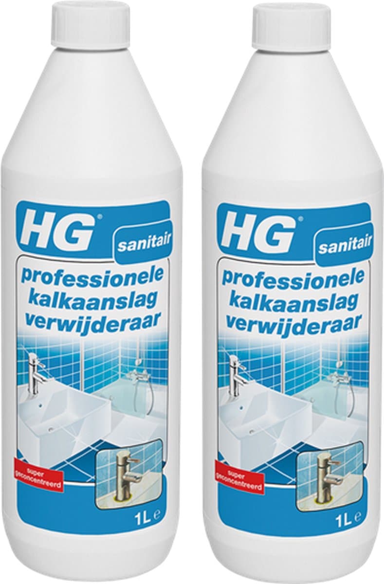 HG Professionele kalkaanslag verwijderaar 1000ml - 2 Stuks !