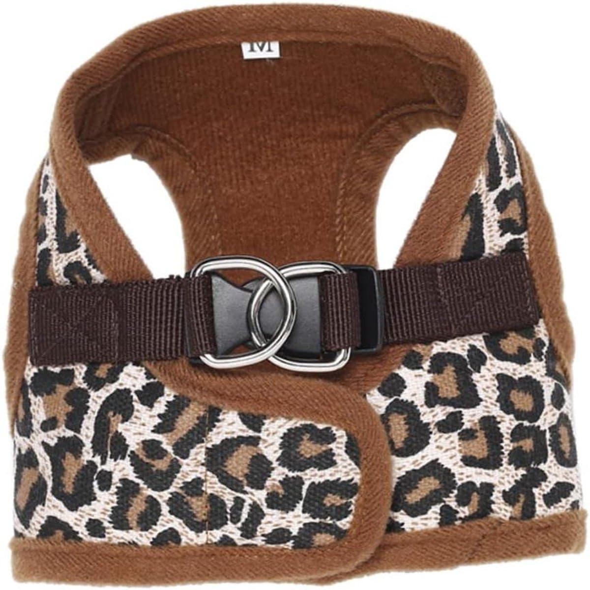 Honden Harnas - Net Tuigje - Comfortabel Wandelen - Zeer Ademend - Maat XXL - Luipaardprint