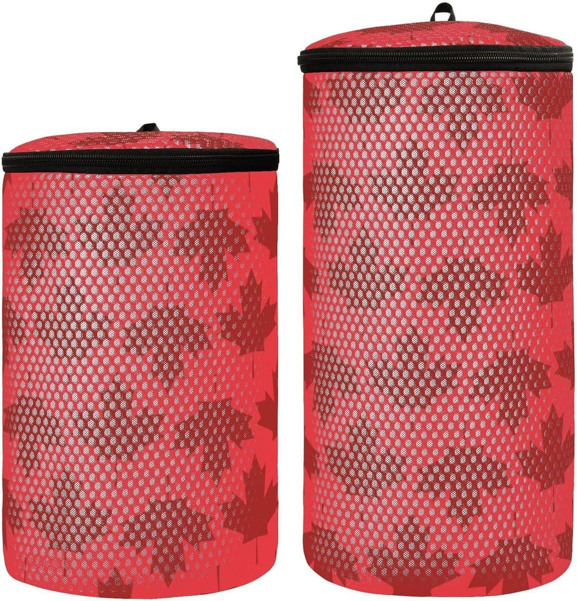 Schoen Wasmachine Tassen - 2 Stuks - Schoenen Wassen - Honingraat Mesh - Grote Maten - Rode Esdoorn