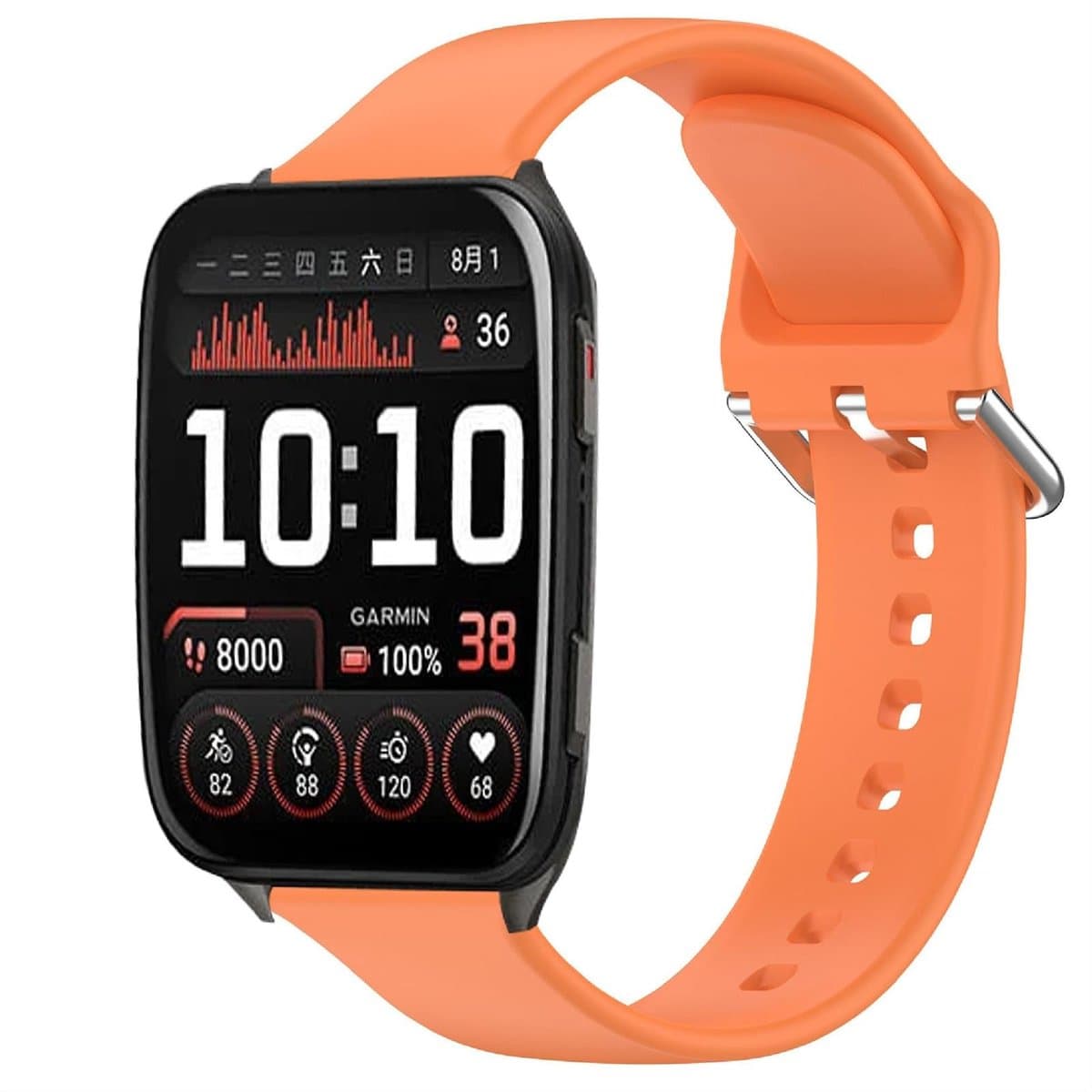 Cosensi - Dailygoods - Zachte Siliconen Horlogeband 24mm voor Garmin Venu X1