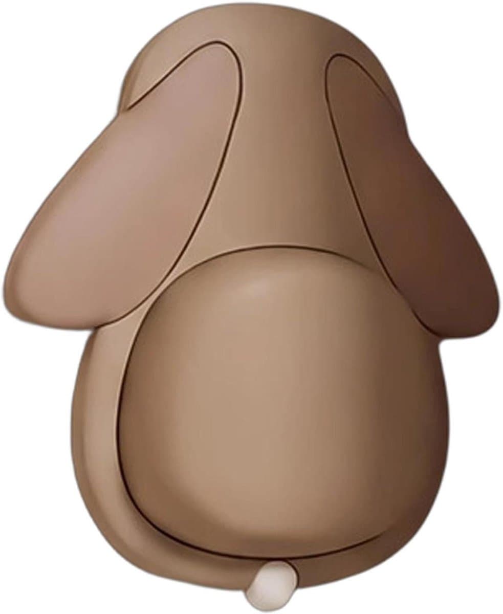 Deurklink Muurbeschermer - Wandbeschermer Deurknop - Muren Beschermen - Zelfklevend Schokabsorberend - 10.5L x 8.5B cm - Wit